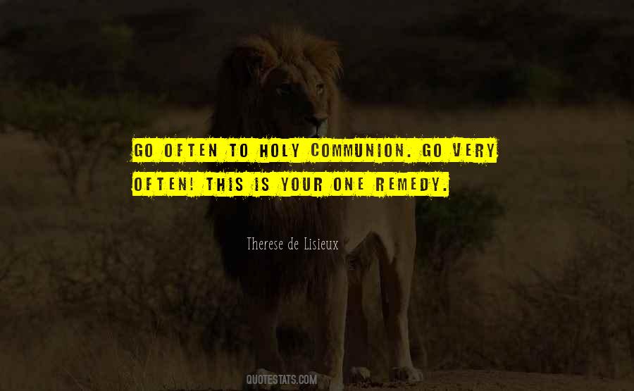 Quotes About Holy Communion #635888