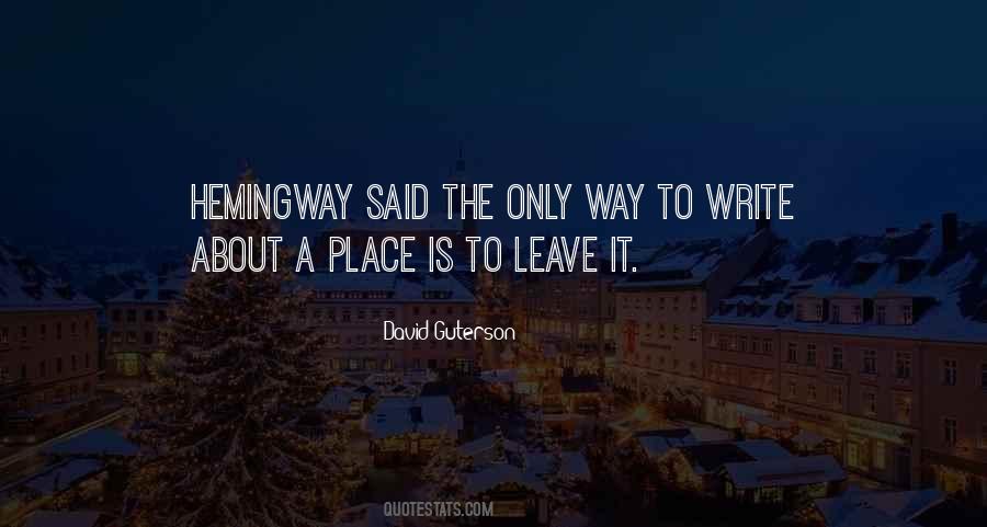 David Guterson Quotes #945489