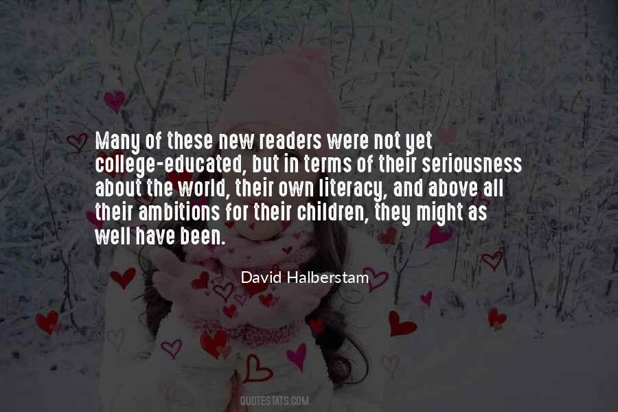 David Halberstam Quotes #1427774