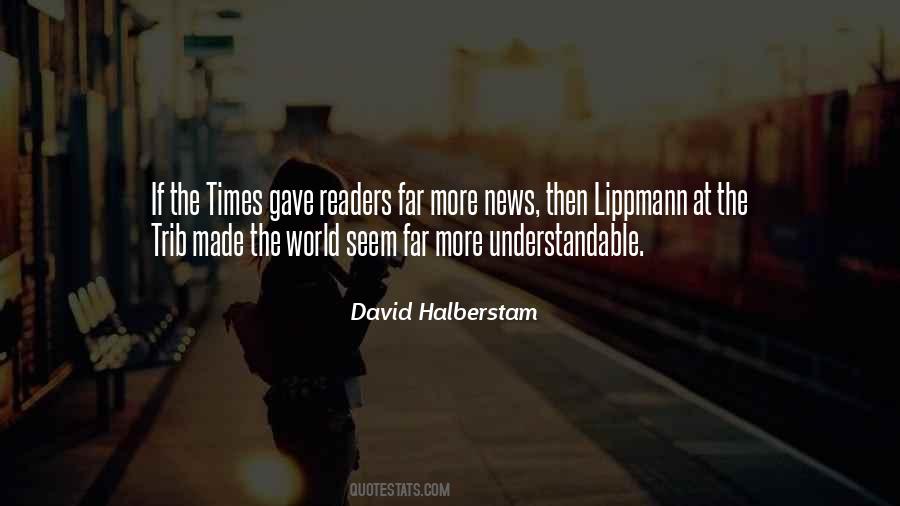 David Halberstam Quotes #449268