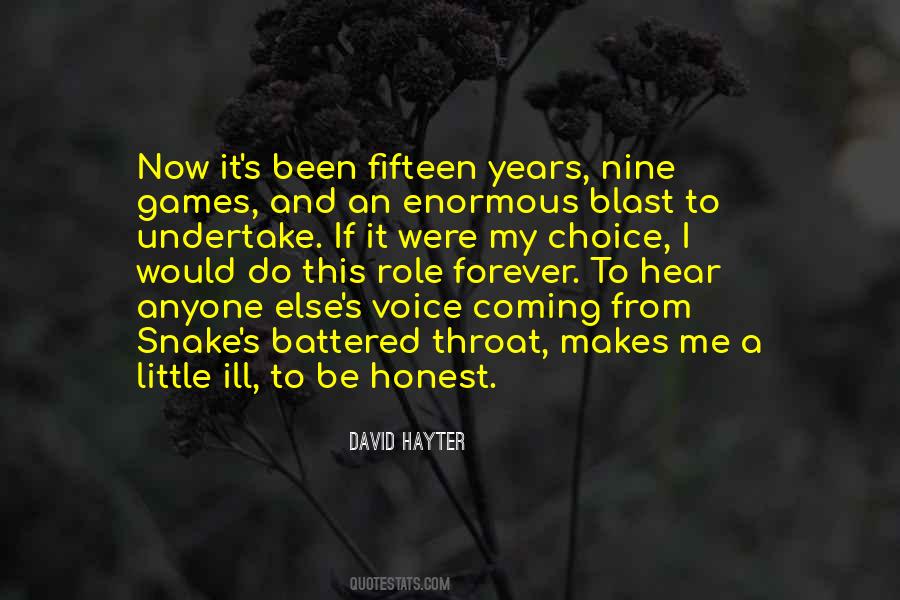 David Hayter Quotes #621328