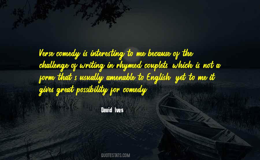 David Ives Quotes #615050