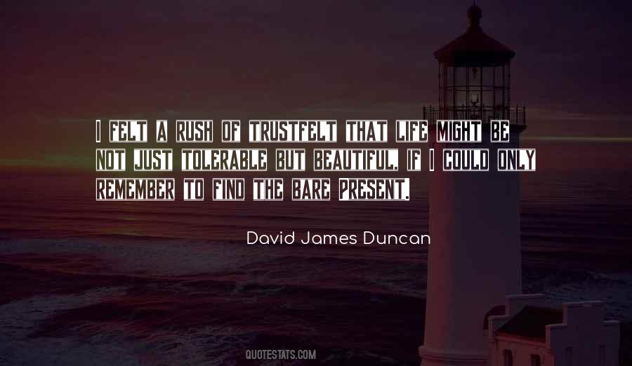 David James Duncan Quotes #200837