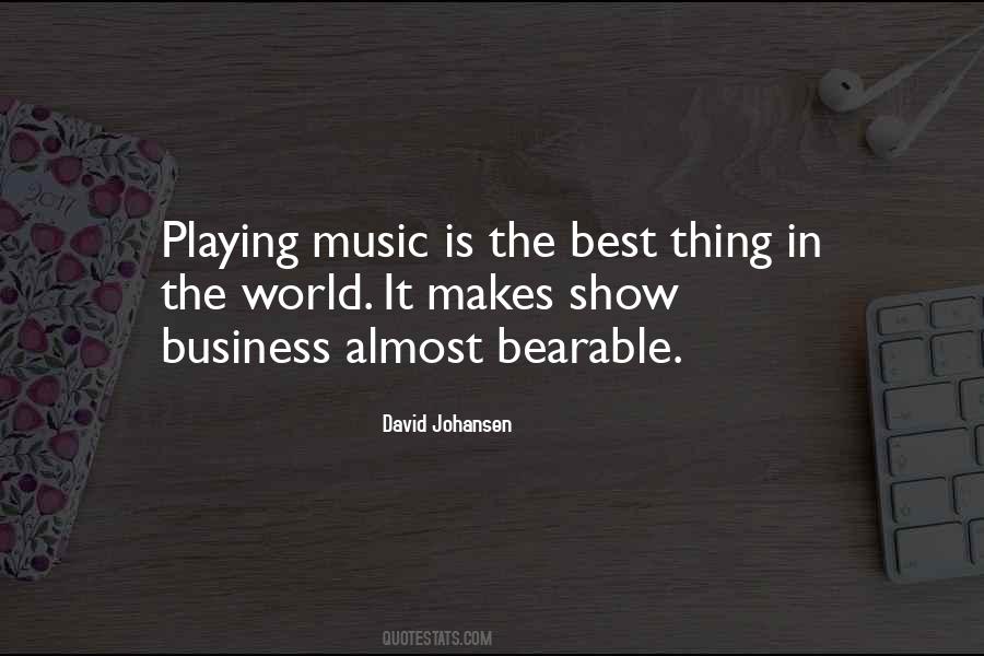 David Johansen Quotes #459366