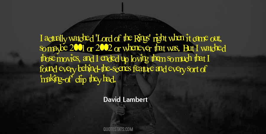 David Lambert Quotes #271506