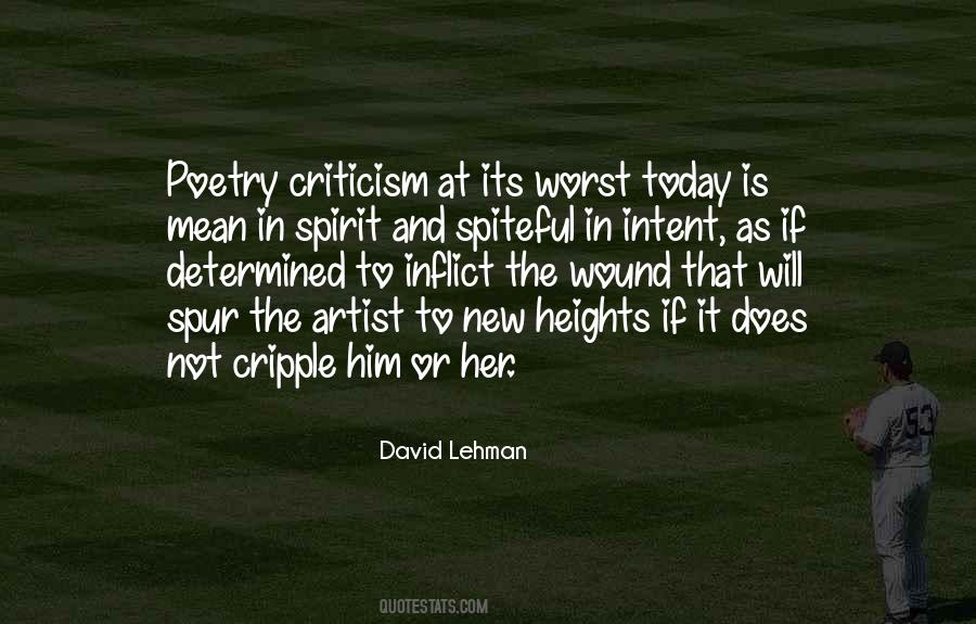 David Lehman Quotes #281023