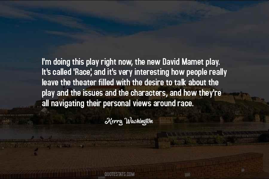 David Mamet Quotes #345877