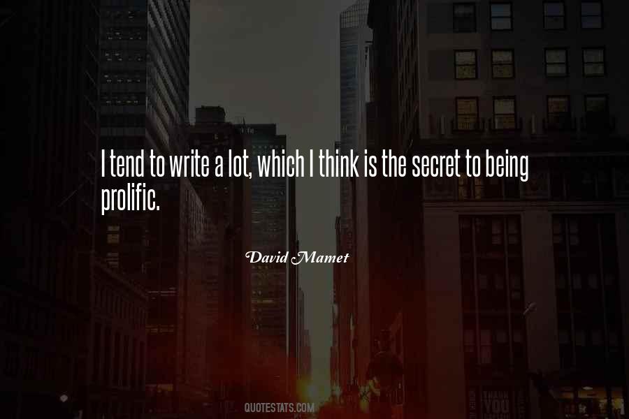 David Mamet Quotes #457157