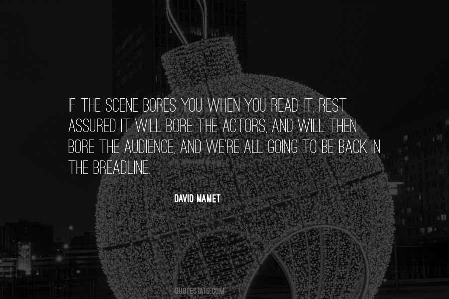 David Mamet Quotes #724725