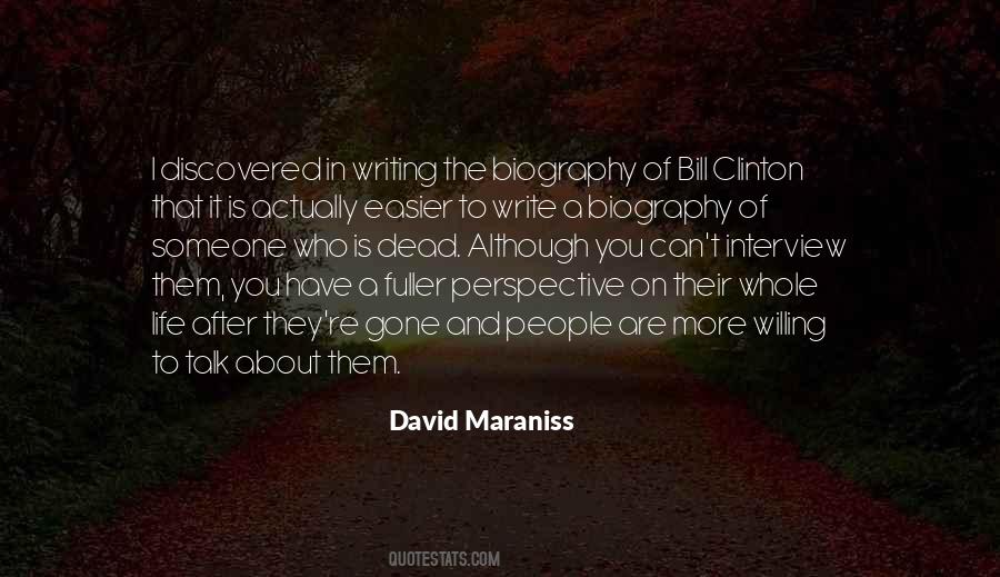 David Maraniss Quotes #994284