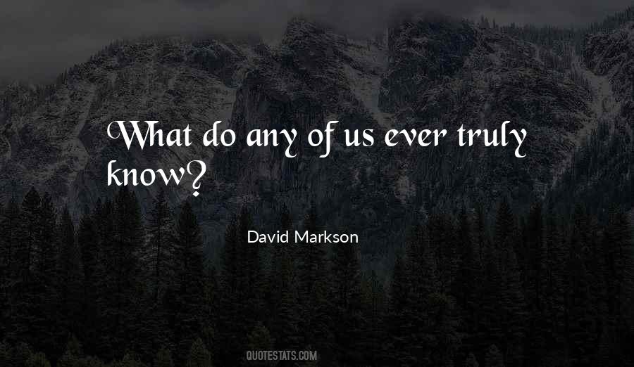 David Markson Quotes #992361