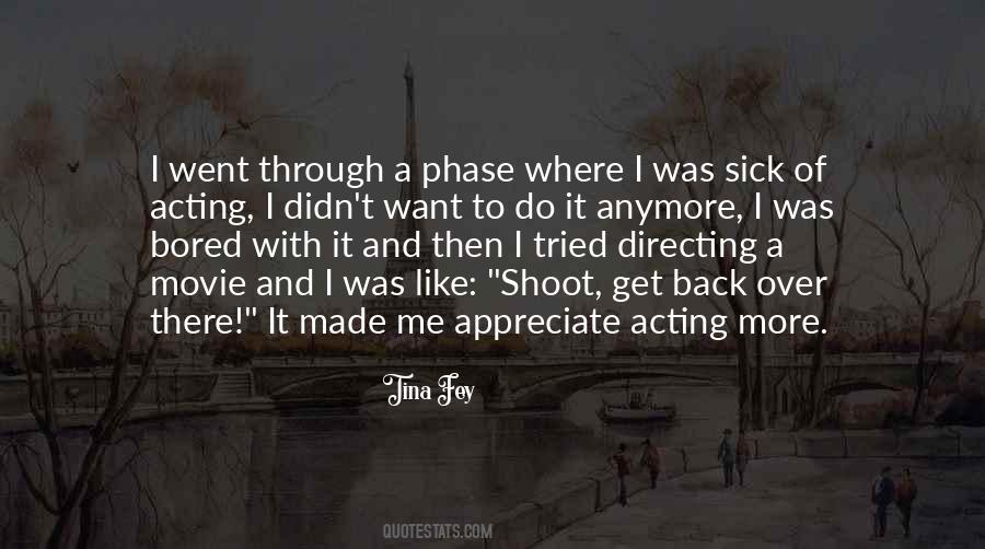 Quotes About Over Acting #679503