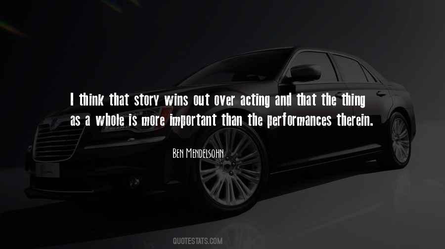 Quotes About Over Acting #958801