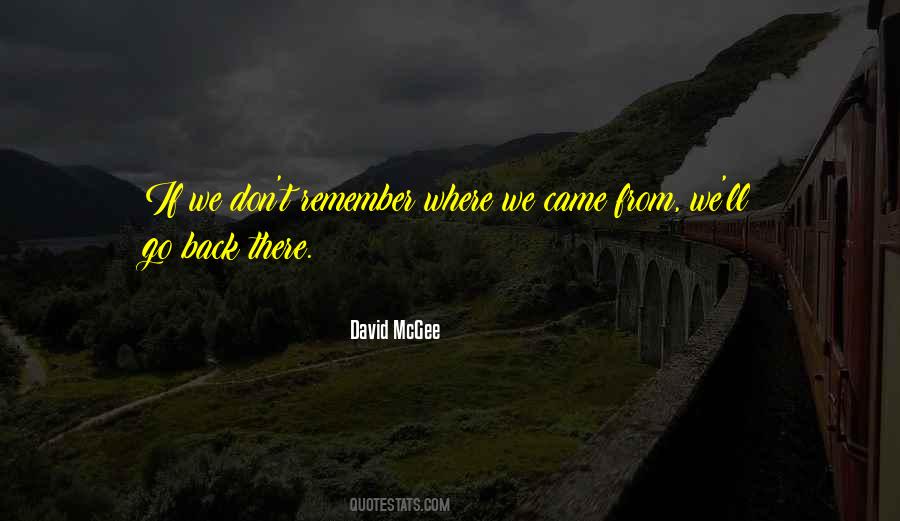 David Mcgee Quotes #1059585