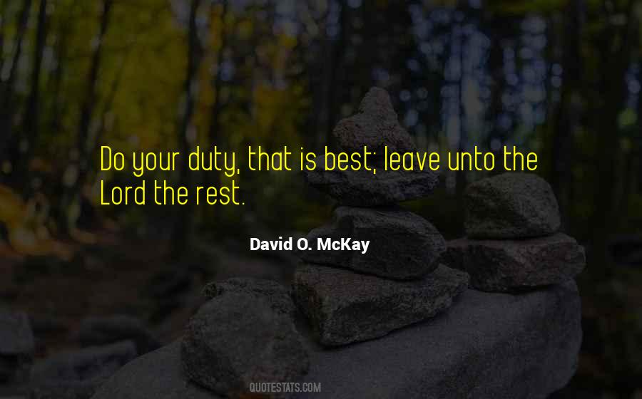 David Mckay Quotes #1395679