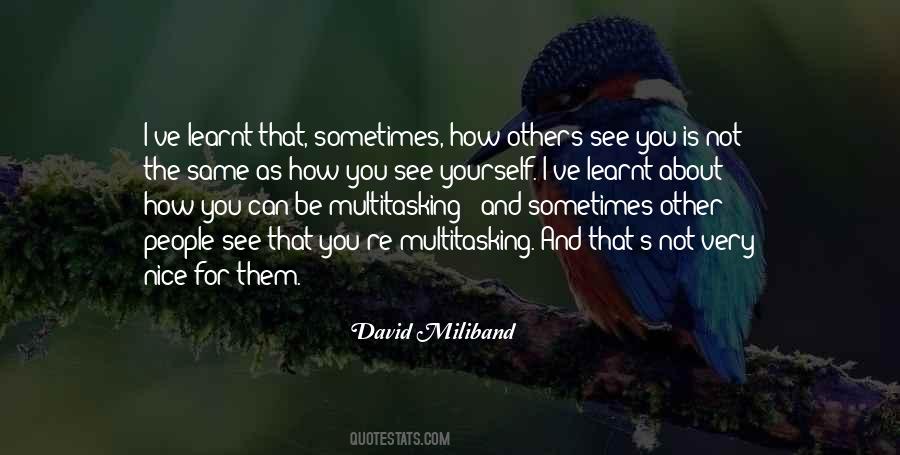 David Miliband Quotes #332896