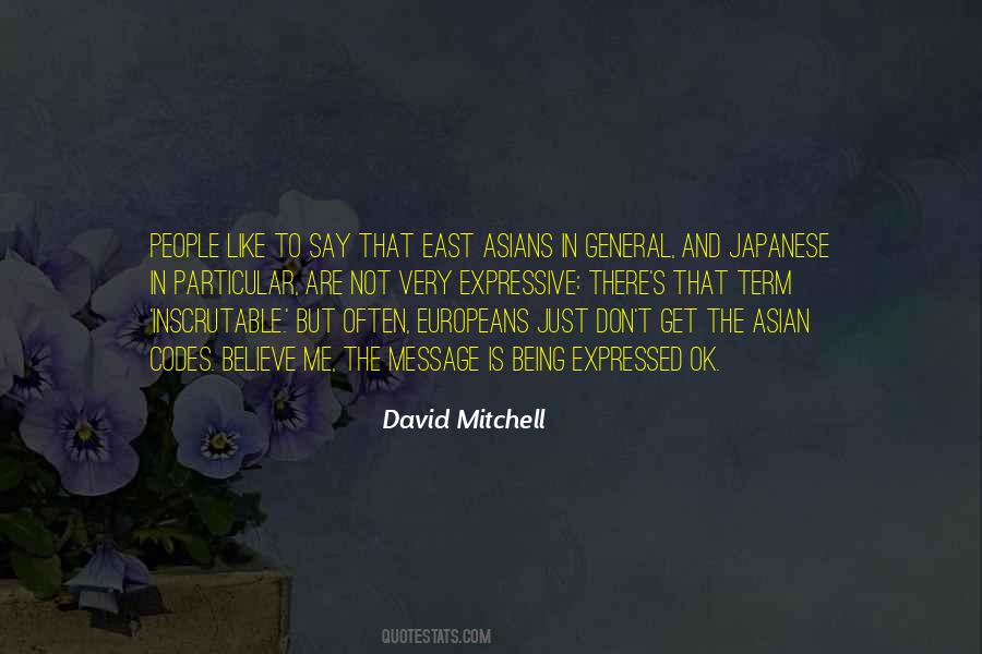 David Mitchell Quotes #68632