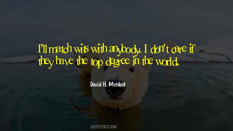 David Murdock Quotes #107477