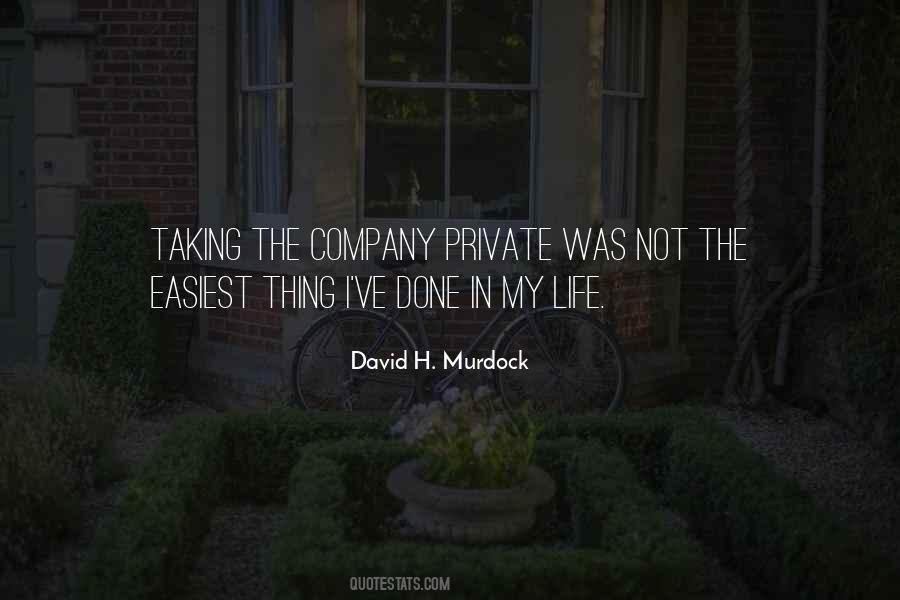 David Murdock Quotes #476446