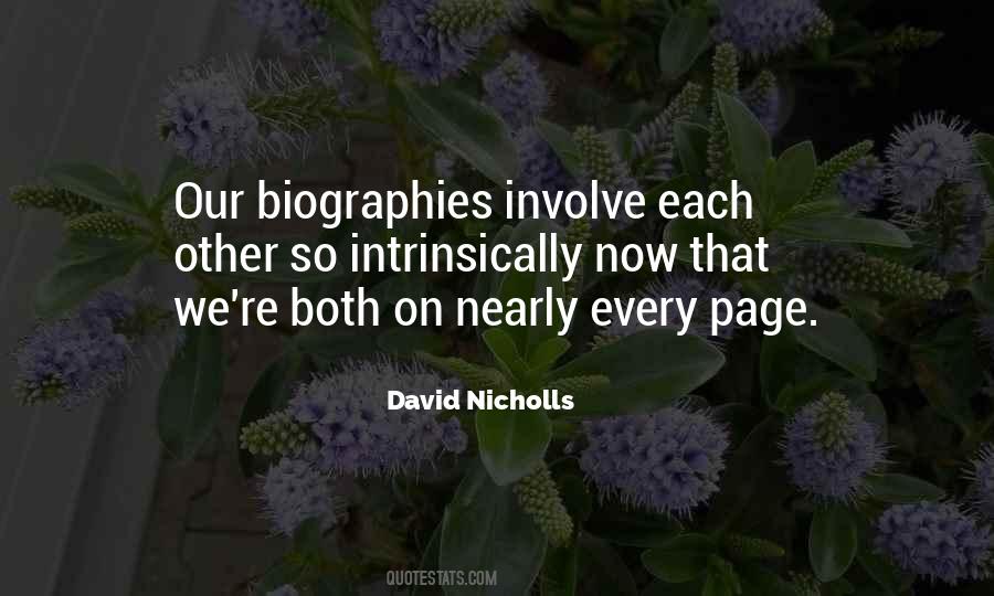 David Nicholls Quotes #634632