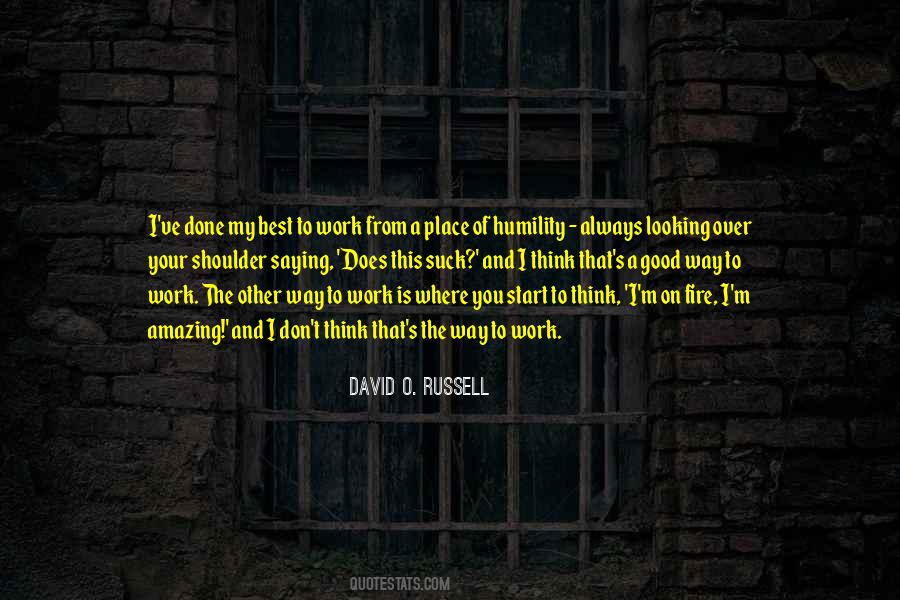 David O Russell Quotes #215815