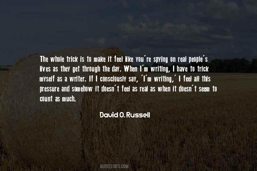 David O Russell Quotes #439012