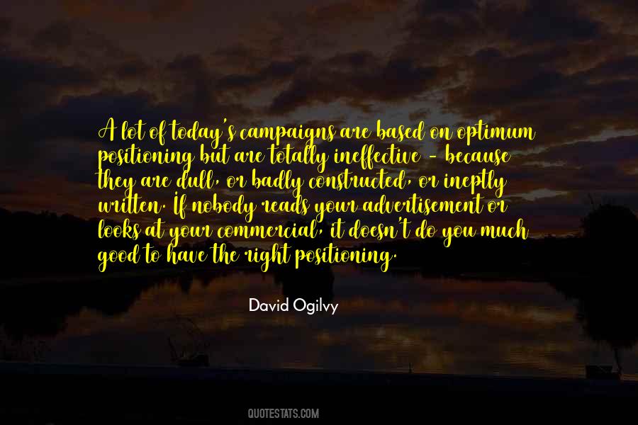 David Ogilvy Quotes #285536