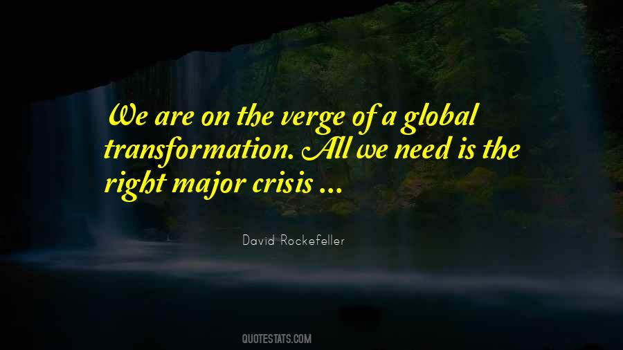 David Rockefeller Quotes #1121115