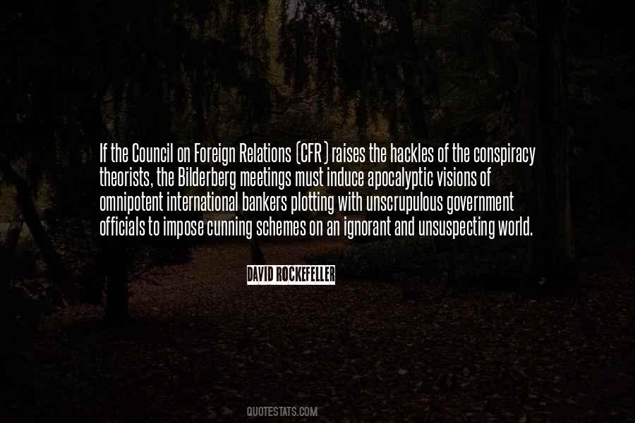 David Rockefeller Quotes #48792