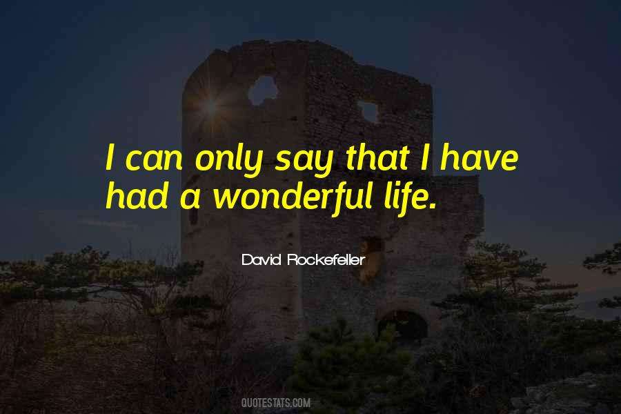 David Rockefeller Quotes #901635