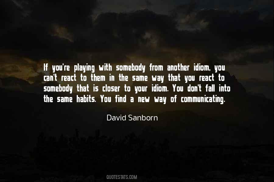 David Sanborn Quotes #251520