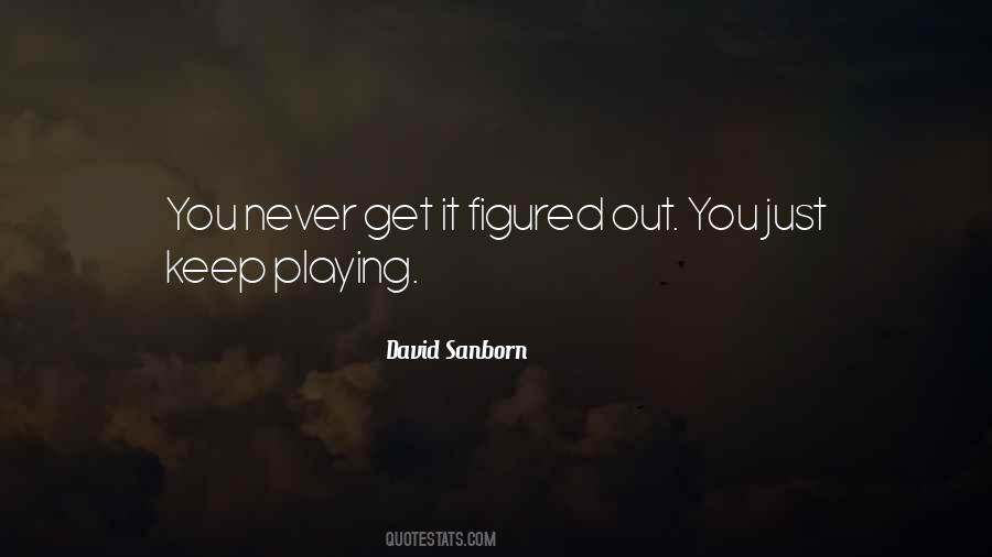 David Sanborn Quotes #334886