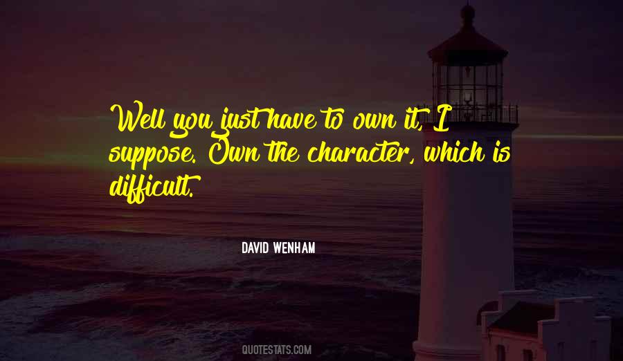 David Wenham Quotes #43646