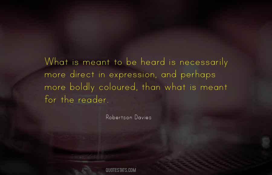 Davies Robertson Quotes #78742