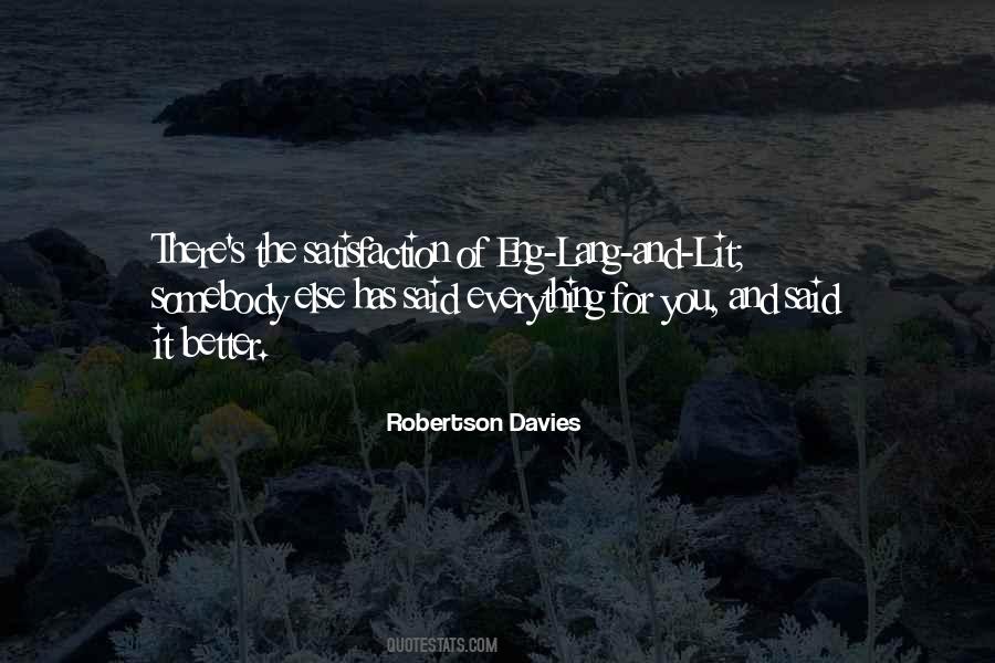 Davies Robertson Quotes #98335