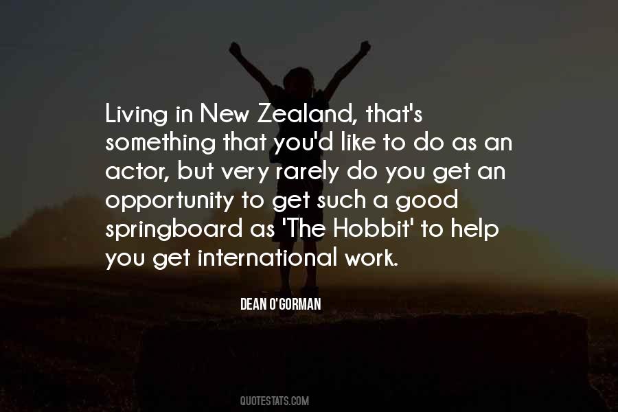 Dean O'gorman Quotes #909105