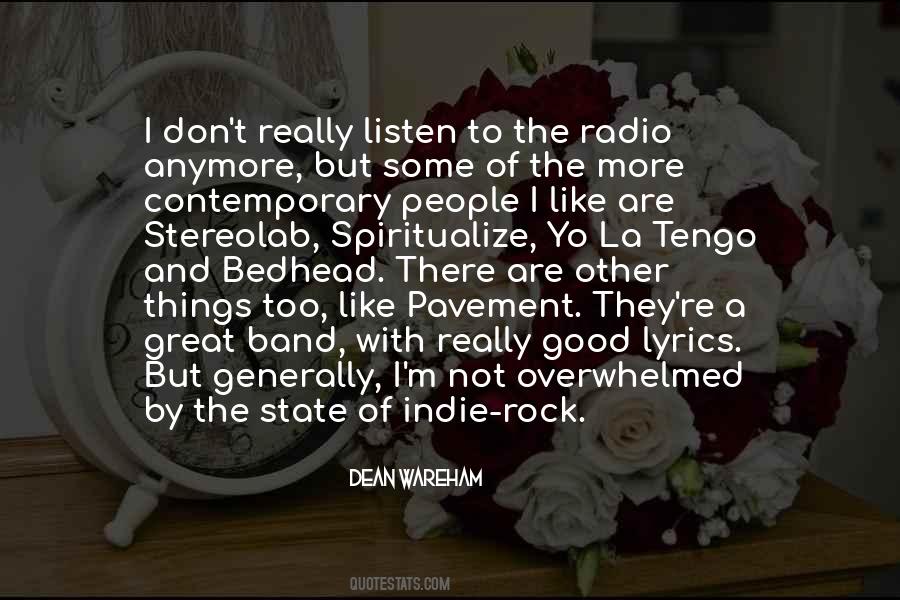 Dean Wareham Quotes #462837