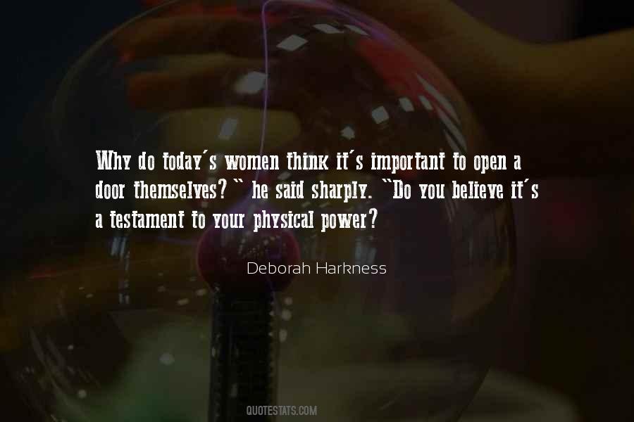 Deborah Harkness Quotes #269031