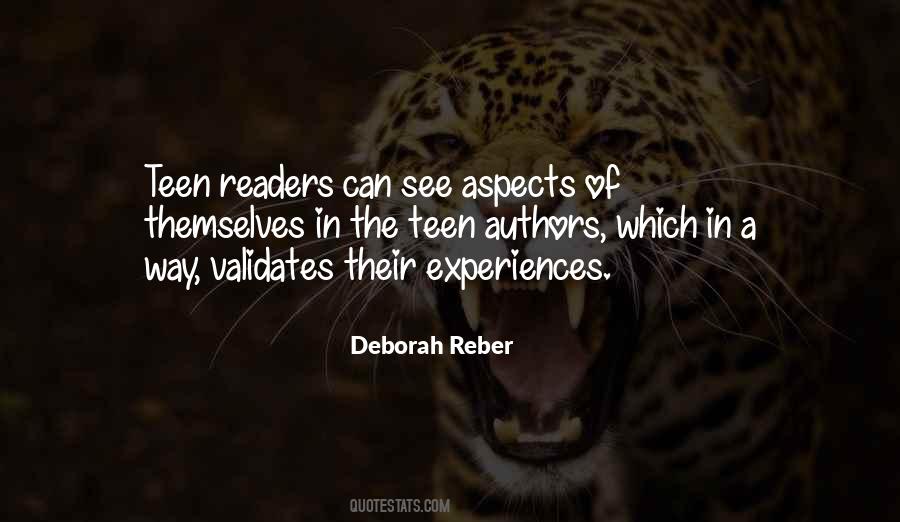 Deborah Reber Quotes #432940