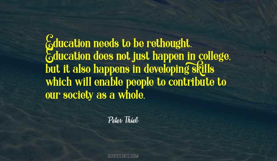 Quotes About A College Education #349813