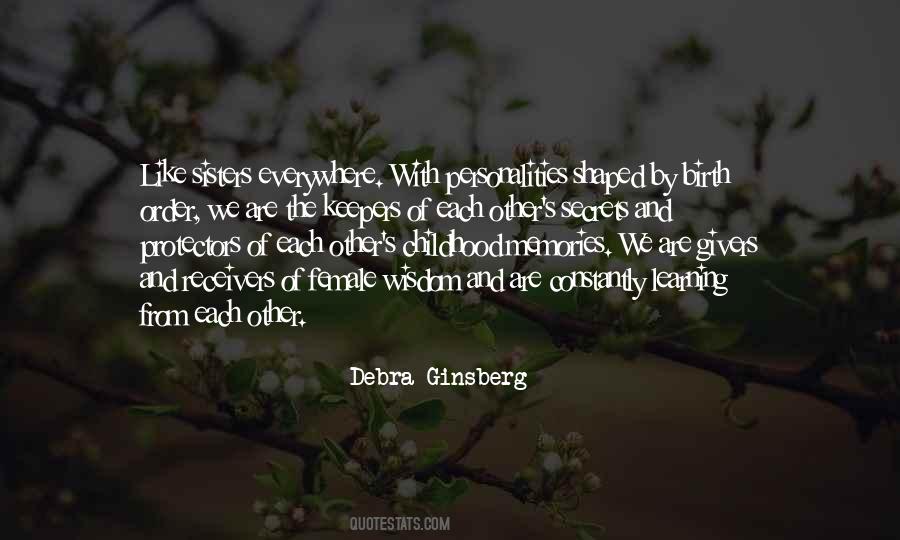 Debra Ginsberg Quotes #1406839