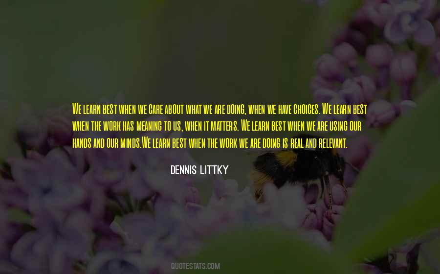 Dennis Littky Quotes #1334418
