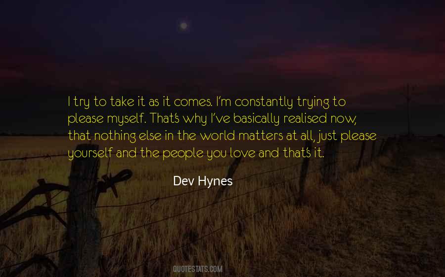 Dev Hynes Quotes #851163