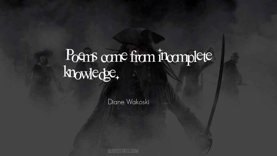 Diane Wakoski Quotes #1745471