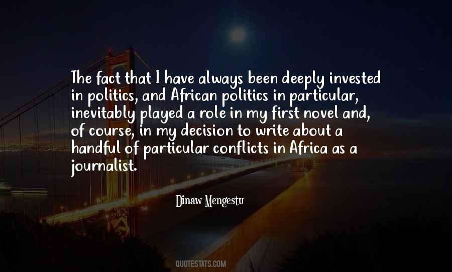 Dinaw Mengestu Quotes #1208795