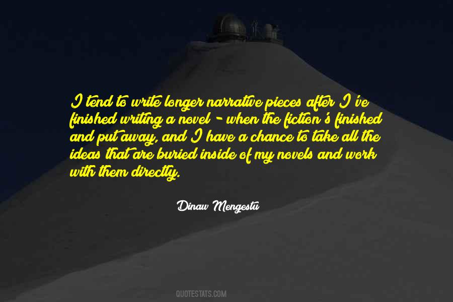 Dinaw Mengestu Quotes #509218