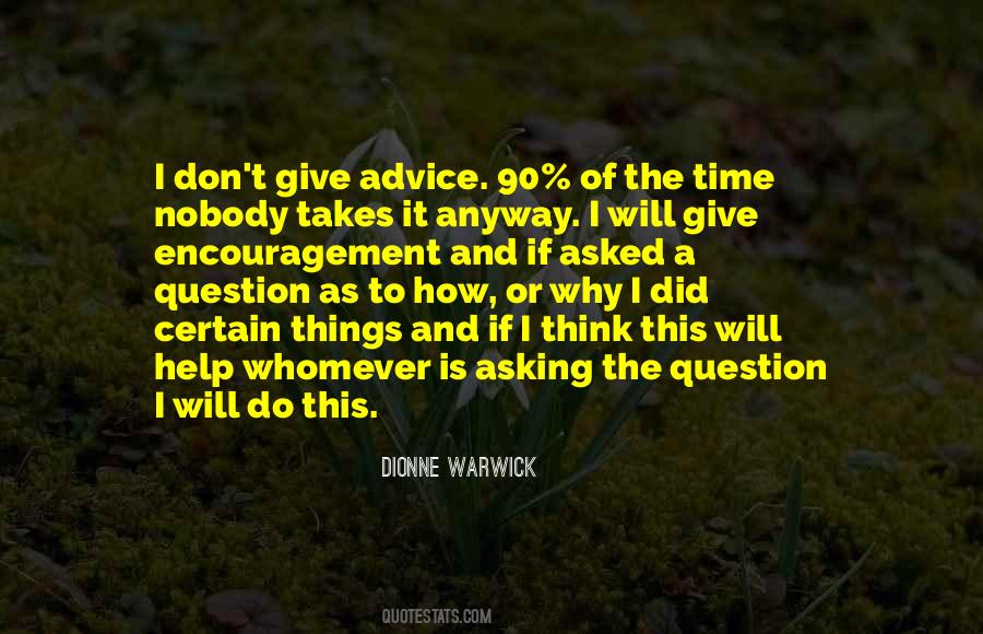 Dionne Warwick Quotes #1760457