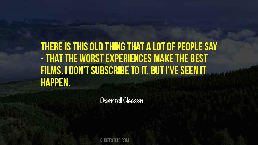 Domhnall Gleeson Quotes #1114198