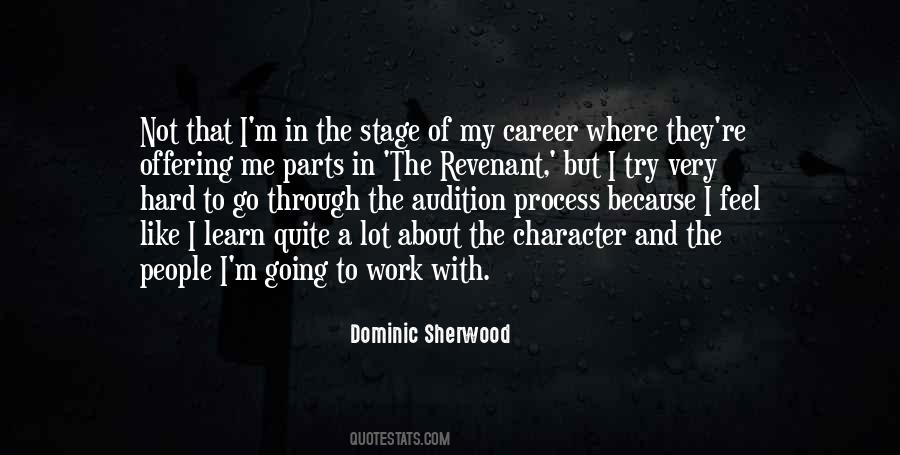 Dominic Sherwood Quotes #1015760