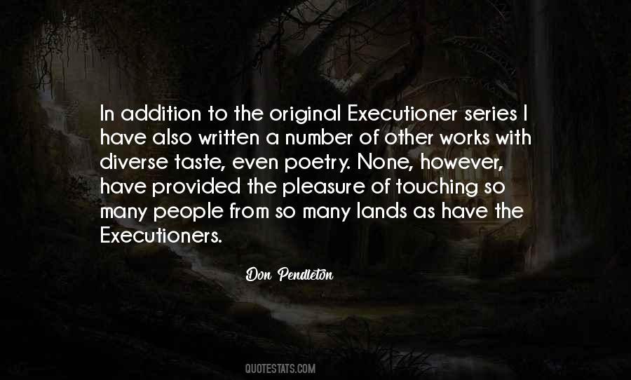 Don Pendleton Quotes #777078
